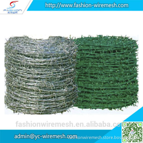 Galvanized steel coiled prison barbed wire fencing